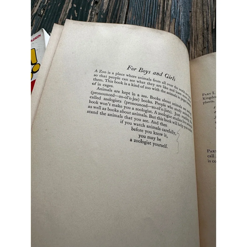 A‎ Child's Story of the Animal World 1936 Edward G Huey Vintage Hardcover Book